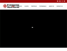Tablet Screenshot of evermoreweb.com